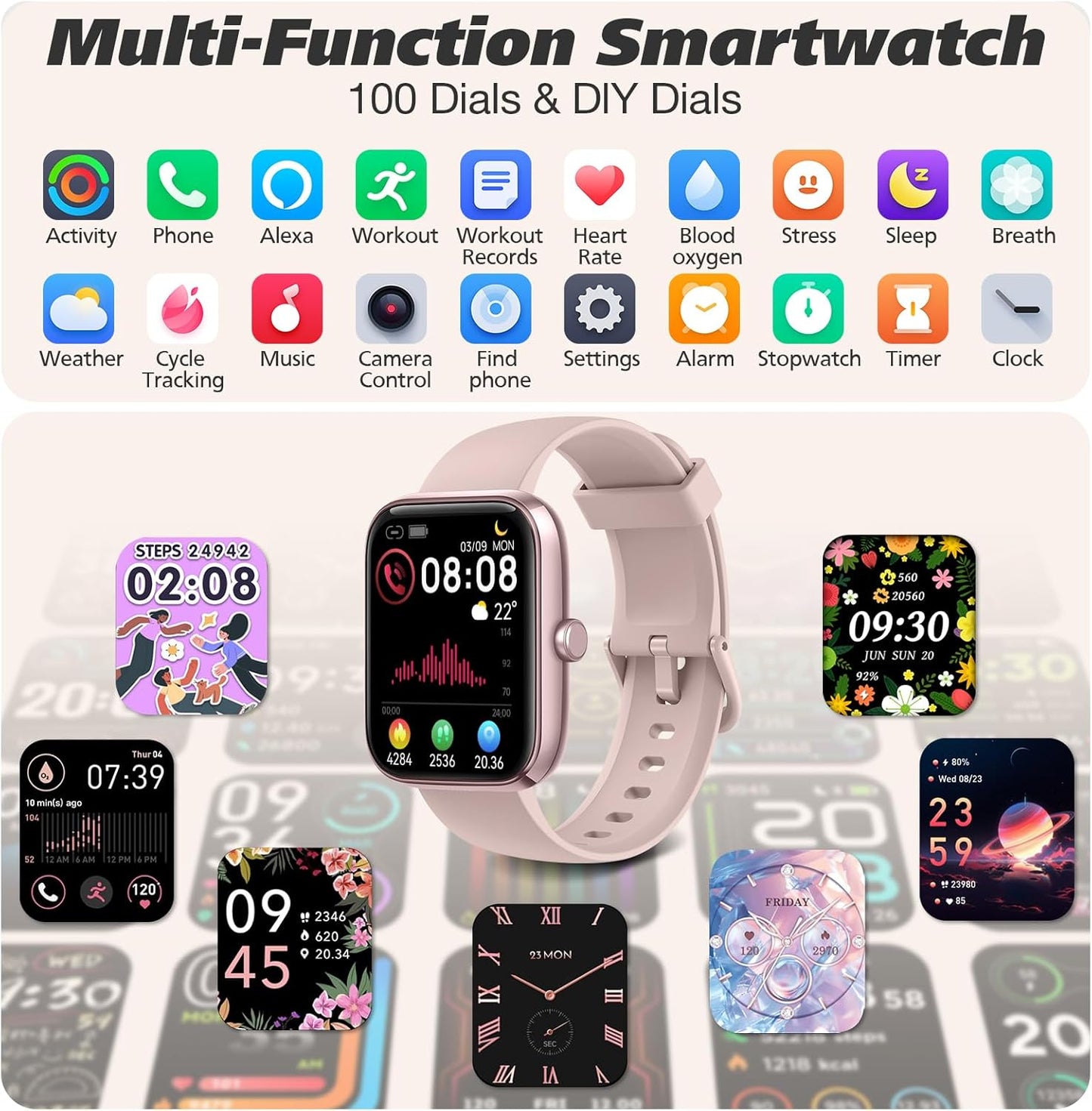Purilite Select Alexa-Enabled Smartwatch