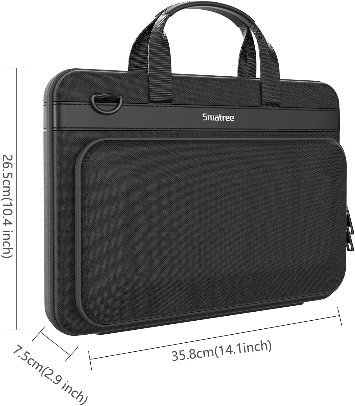 Smatree Heavy Duty Hard Case Compatible with 16.2 inch MacBook Pro 2024 M4/2023 M3 A2918/A2992/A2779, MacBook Pro 2021/2019 16 inch Shoulder Bag, for Acer Aspire 5/Predator Helios 300/Nitro 5 - PuriLite