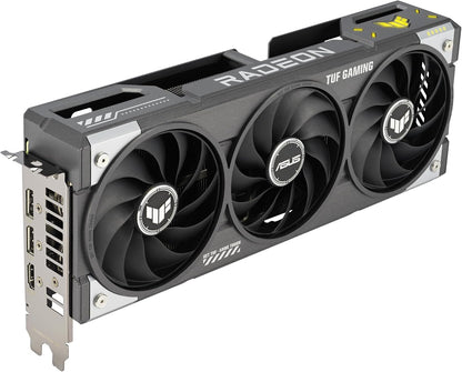 ASUS Prime Radeon™ RX 9060 XT 16GB GDDR6 OC Edition Graphics Card (PCIe 5.0, HDMI/DP 2.1, 2.5-Slot Design, axial-tech Fans, Dual Ball Fan Bearings, Dual BIOS, ASUS GPU Guard)