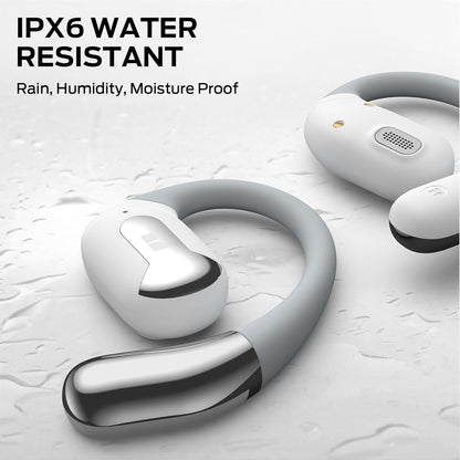 Monster Open Ear AC317 Headphones, Bluetooth 5.4 Wireless Headphones with Stereo Sound, 24H Playback, Crystal Clear Calls, Type-C Charging, Touch Control, Sweat Resistant Open Ear Wireless Earbuds