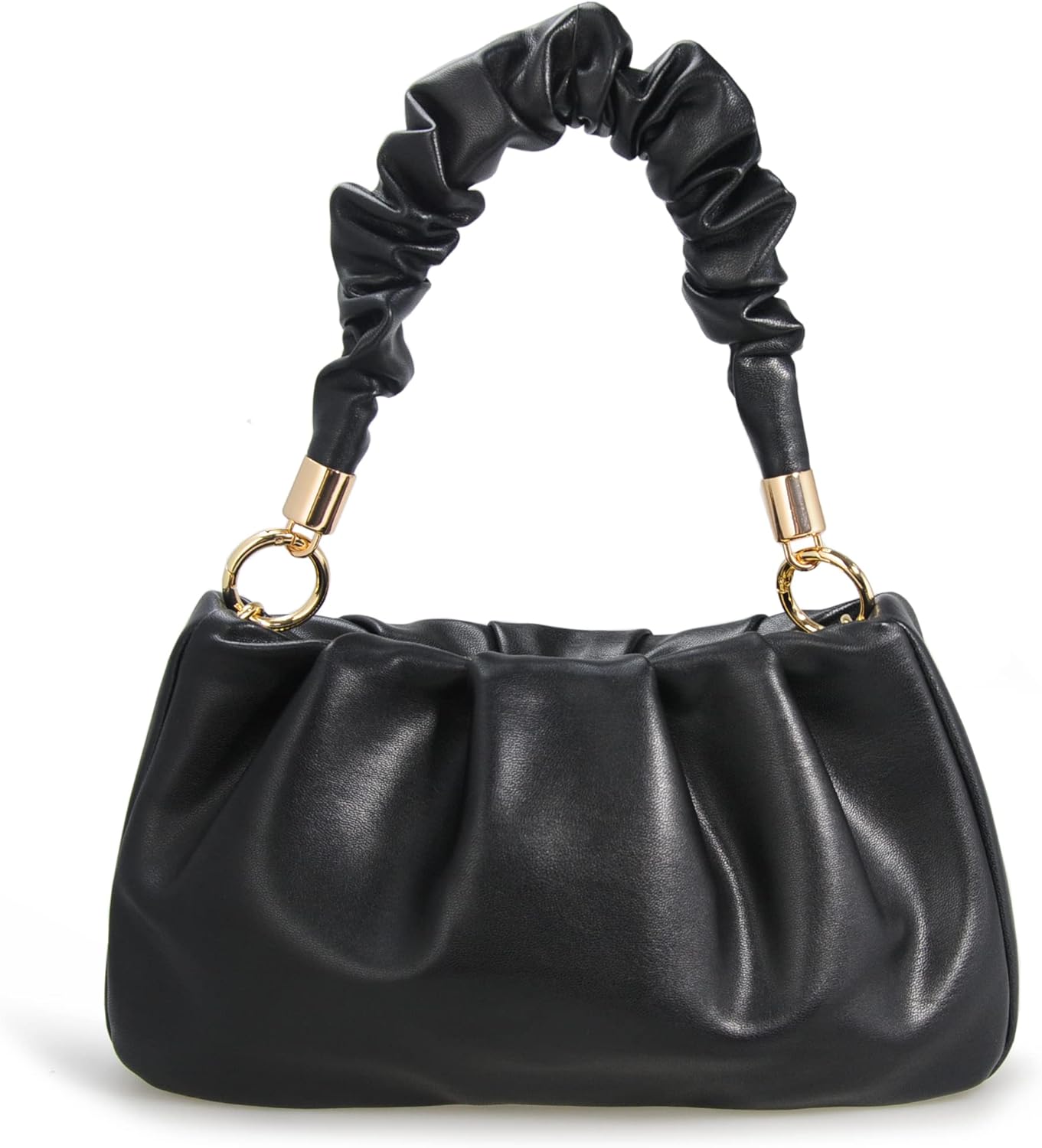 Cloud Pouch Bag Women Shoulder Handbag Soft Vegan Leather Vintage Hobo Chain Cross body Bag