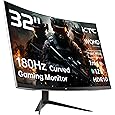 KTC 32 Inch 2K Computer Monitor, IPS 1440p Monitor with Ultra-Thin Bezels, HDR10, Freesync/G-sync, HDMI/DP Ports, Tilt Adjustable, Eyecare, Ideal for Business, Office, and Casual Gaming