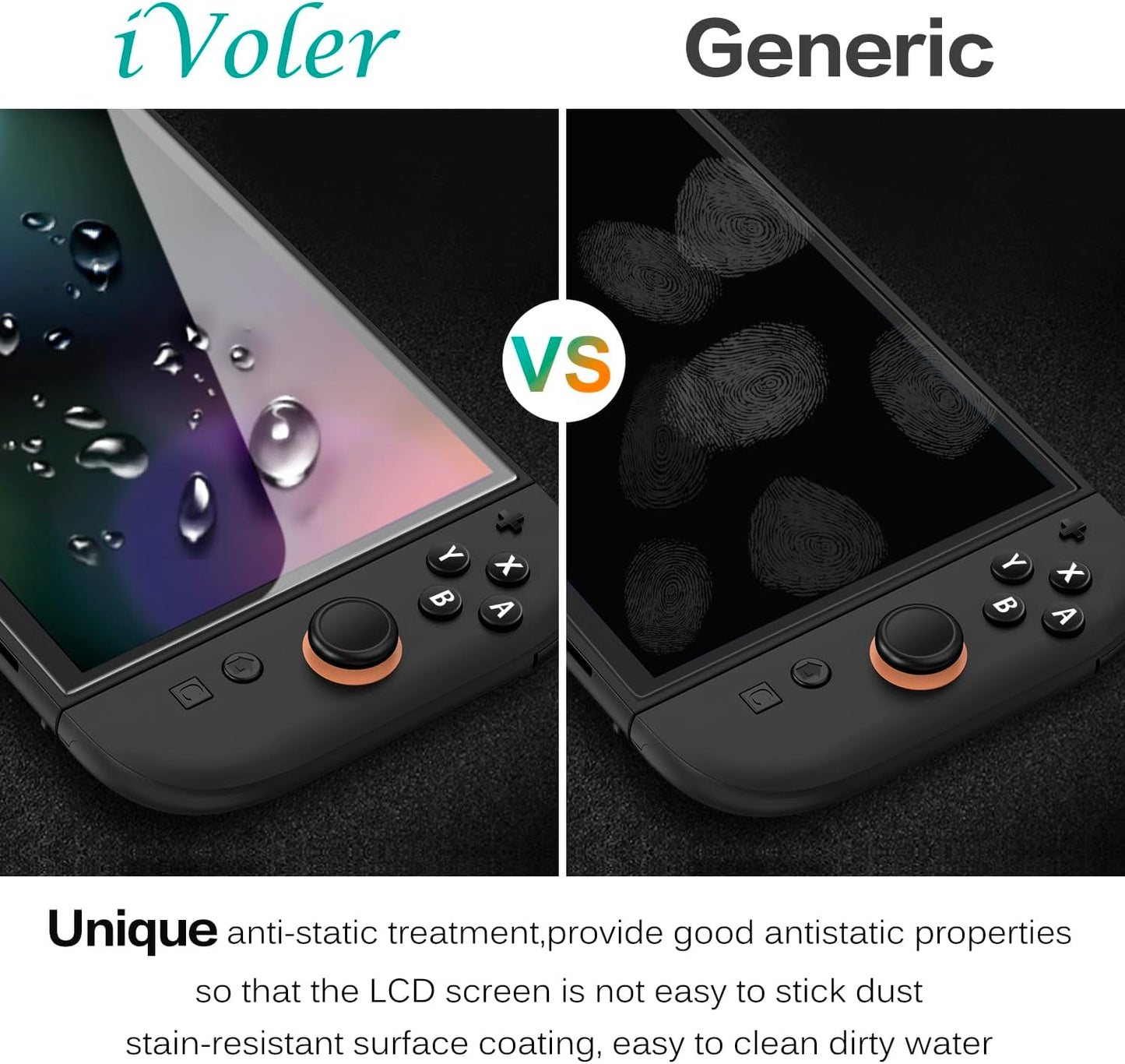 ivoler 4-Pack Screen Protector Tempered Glass for Nintendo Switch 2 Model 2025 with [Alignment Frame] Accessories Transparent HD Clear Anti-Scratch Screen Protector for Nintendo Switch 2, 7.9-Inch