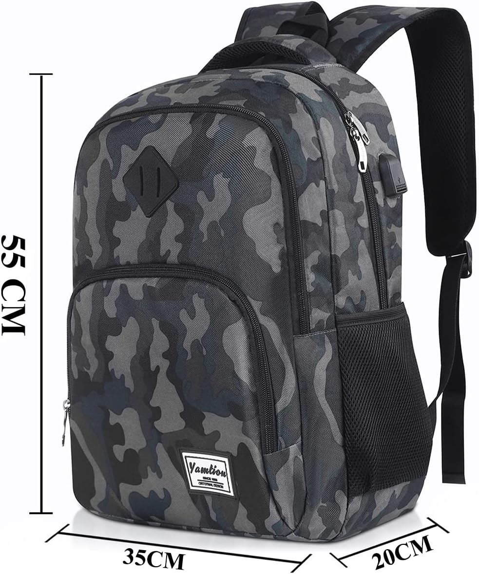 Backpack for Teen Girls,Boys School Backpack for Women with USB,College Backpack,Big Flower