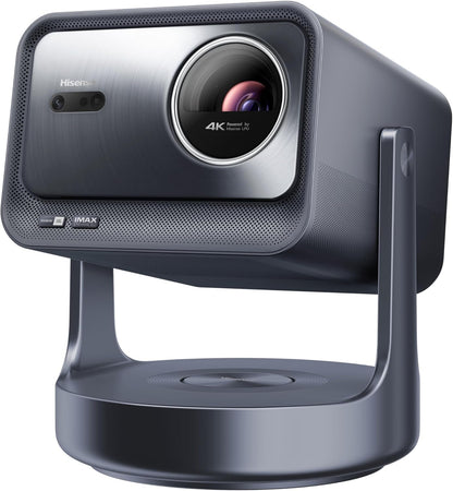 Hisense C2 Ultra 4K UHD Smart Mini Projector, 3000 Lumens, HSR 240, 4K AI upscaling, Optical Zoom, 3D Ready, DTS Virtual:X, IMAX Enhanced and Dolby Vision - PuriLite