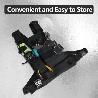 Radio Harness Tactical Vest Radio Holster Chest Rig Walkie Talkies Chest Bag Two Way Radio Chest Pack Outdoor Sports Tool Vest for Security, Fishing, Hunting, Convoy, Hiking and Tourism