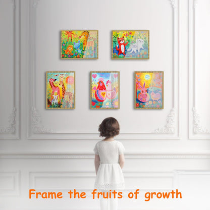 [2-Pack] Kids Artwork Frames Changeable, 8.5 x 11-IN Frames for Kids Artwork, Front Opening Picture Frames, Home Decor, Up to 150 Pcs of Child Art Frame, Craft Storage, Hanging Wall Décor