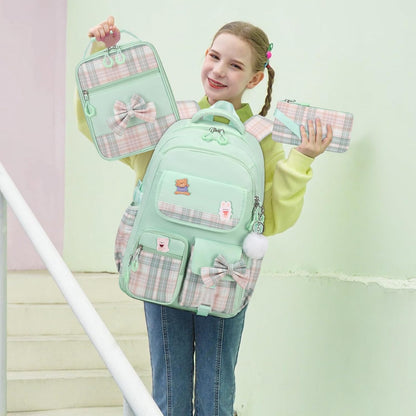 ACESAK Girls Backpack - 3PCS Backpack for Girls Cute School Backpacks for Girls Kindergarten