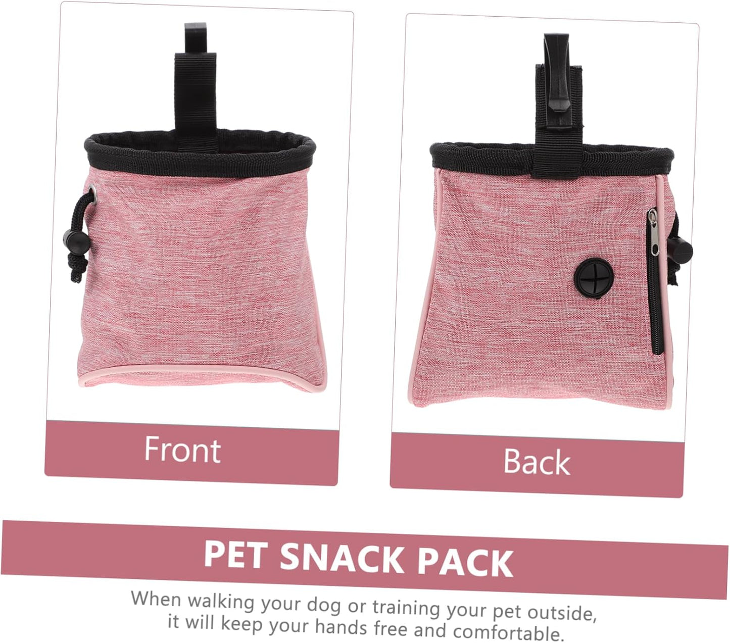 VERDANVERSE Treat Container for Puppy Training Treats Dog Walking Fanny Pack Easy Access to