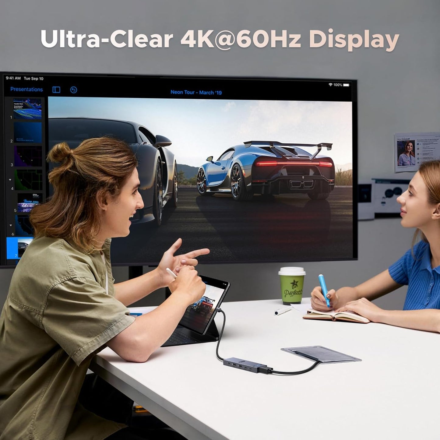 UGREEN Revodok Pro 106, USB C Hub 6 in 1 with 4K 60Hz HDMI, 10Gbps USB-C 3.2 & USB-A 3.2, 100W Power Delivery, Aluminum Case, Compatible with MacBook Pro/Air, iPad Pro, Thinkpad and More