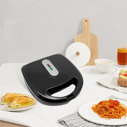 Panini Grill Press Breakfast Sandwich Waffles Omelets Maker 8 in 1 Multifunction Prevents Stick Dual Sided Heating Automatic Temperature Control Donut Cakes Maker (US Plug 110V) - PuriLite