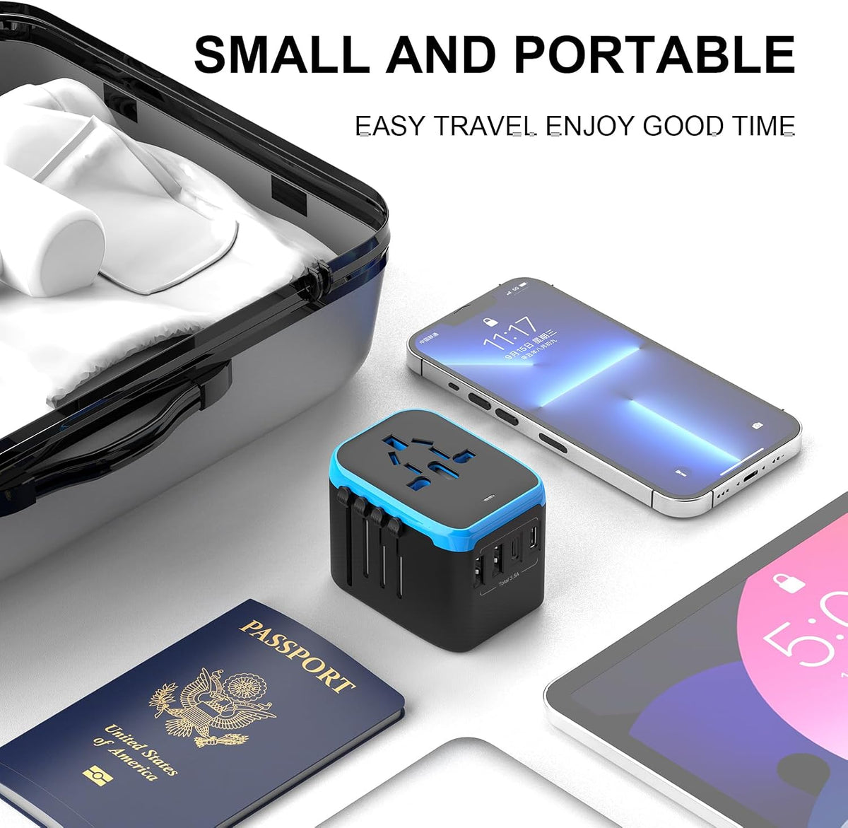 Universal Travel Adapter, DIWILI International Power Adapter