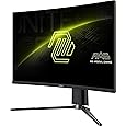 MSI PRO MP273QP E2 27-inch IPS 2560 x 1440 (QHD) Computer Monitor, 100Hz, HDR400, Free-Sync, HDMI, DP Port, VESA Mountable, Height Adjustable, Tilt, Speaker, 1ms, Black