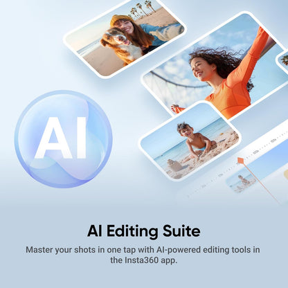 Insta360 Flow 2 White Gimbal Stabilizer for Smartphone - Foldable AI Phone Gimbal, AI&Multi-Person Tracking, Built-in Tripod/Selfie Stick, Remote Control, iPhone/Android Phone Stabilizer, Travel&Vlog