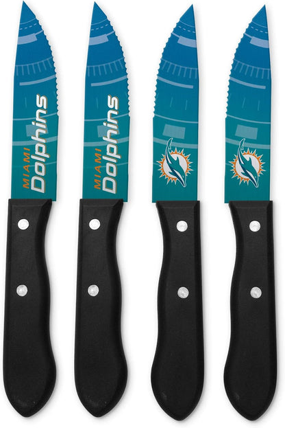 The Sports Vault by Inglasco NFL Chicago Bears Steak Knives