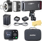 Godox AD200 Pro II 2.4G Pocket Flash Strobe,500 Full Power Flashes,0.01-1.8s Recycling,2900mAh Battery for Canon Sony Nikon Fuji Fujifilm Olympus Panasonic Pentax Etc Cameras(Godox AD200 Pro Upgraded)