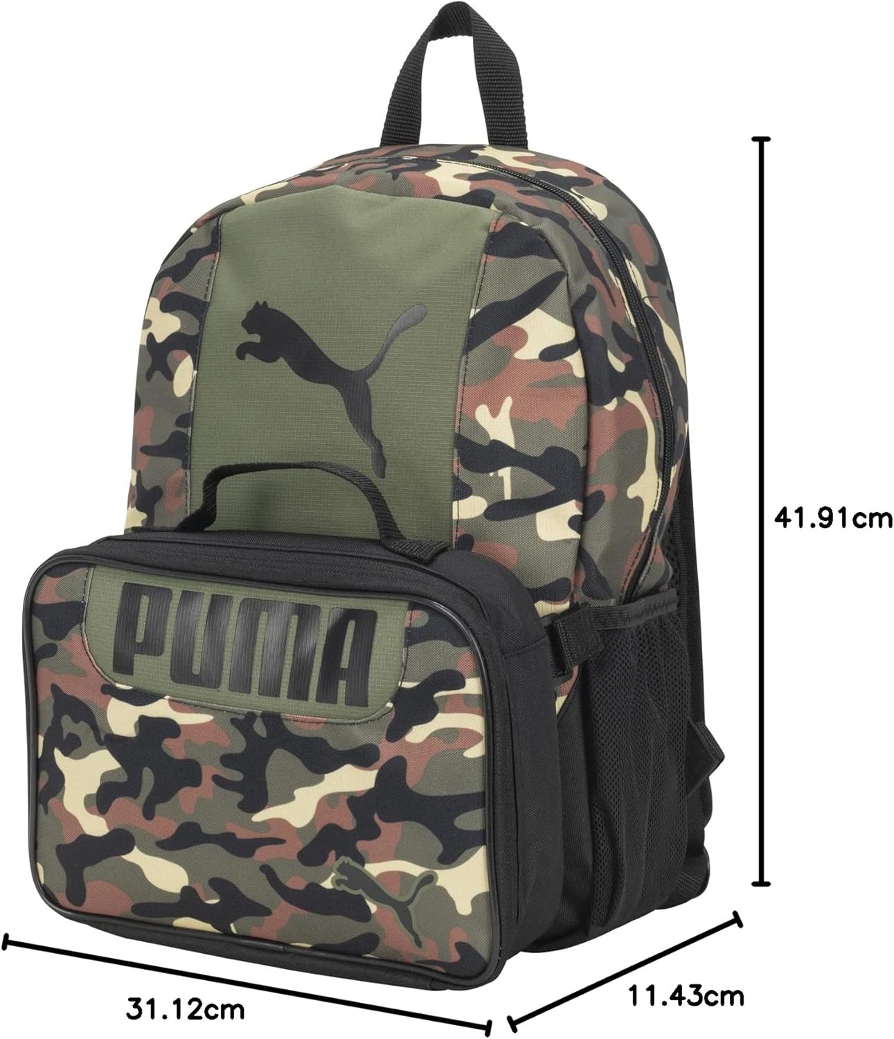 PUMA unisex-child Backpack & Lunch Kit Combo