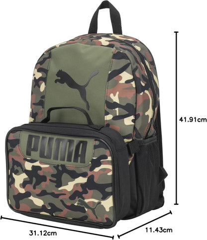 PUMA unisex-child Backpack & Lunch Kit Combo