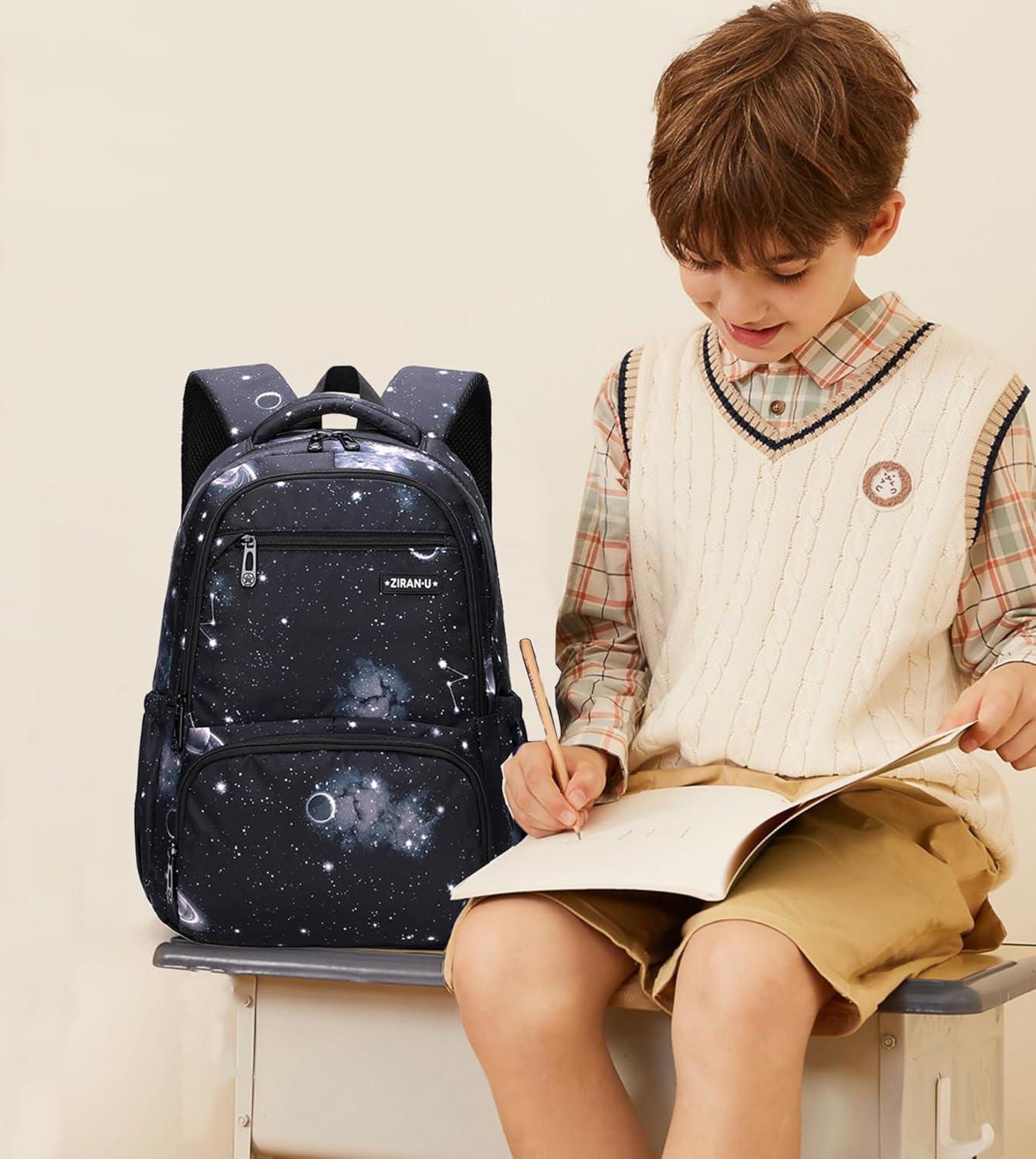 Kids Backpack for Boys Girls Nylon Elementary School Bags Durable Children Bookbags Casual Travel Back Pack
