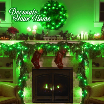 JMEXSUSS 66ft 200 LED Halloween Lights Outdoor, Orange String Lights Clear Wire, 8 Modes Orange Halloween Christmas String Lights Plug in for Tree Indoor Patio Garden Thanksgiving Decorations