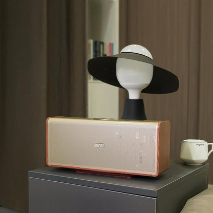 DOSS SoundBox Ultra Bluetooth Speaker with 2.1 Sound Channel Audio, 80W Superior Sound with Deep Bass, Two DSP Technologies, 18H Playtime, BT 5.3, Wireless for Home, Office, Bedroom-Gold
