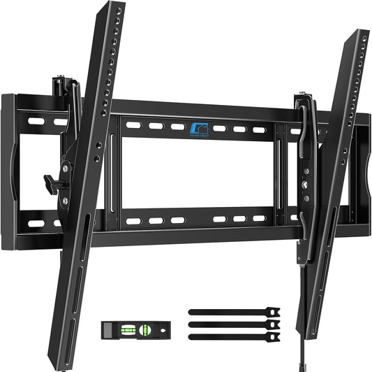 HOME VISION Tilting TV Wall Mount for Most 48-120 inch Flat Curved TVs up to 200 lbs,Heavy Duty TV Mount Max VESA 800x600mm,Wall Mount TV Bracket Fit 16"18"24" Wood Studs Space Saving for LED OLED LCD