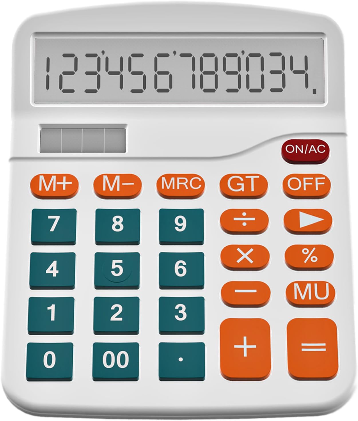 Helect Standard Function Desktop Calculator | Desktop Calculator | Solar Calculator | Office Calculator | Business Calculator | 12-Digit Calculator