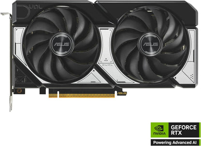 ASUS Dual GeForce RTX 4060 EVO White OC Edition 8GB GDDR6 (PCIe 4.0, 8GB GDDR6, DLSS 3, HDMI 2.1a, DisplayPort 1.4a, Axial-tech Fan Design, 0dB Technology, Dual BIOS, Auto-Extreme Tech)