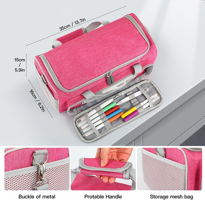 Carrying Case Compatible with Cricut Joy Xtra Smart Cutting Machine, Storage Organizer for Cricut accessories, Travel Storage Bag with Pockets for Craft Tools (Bag only)
