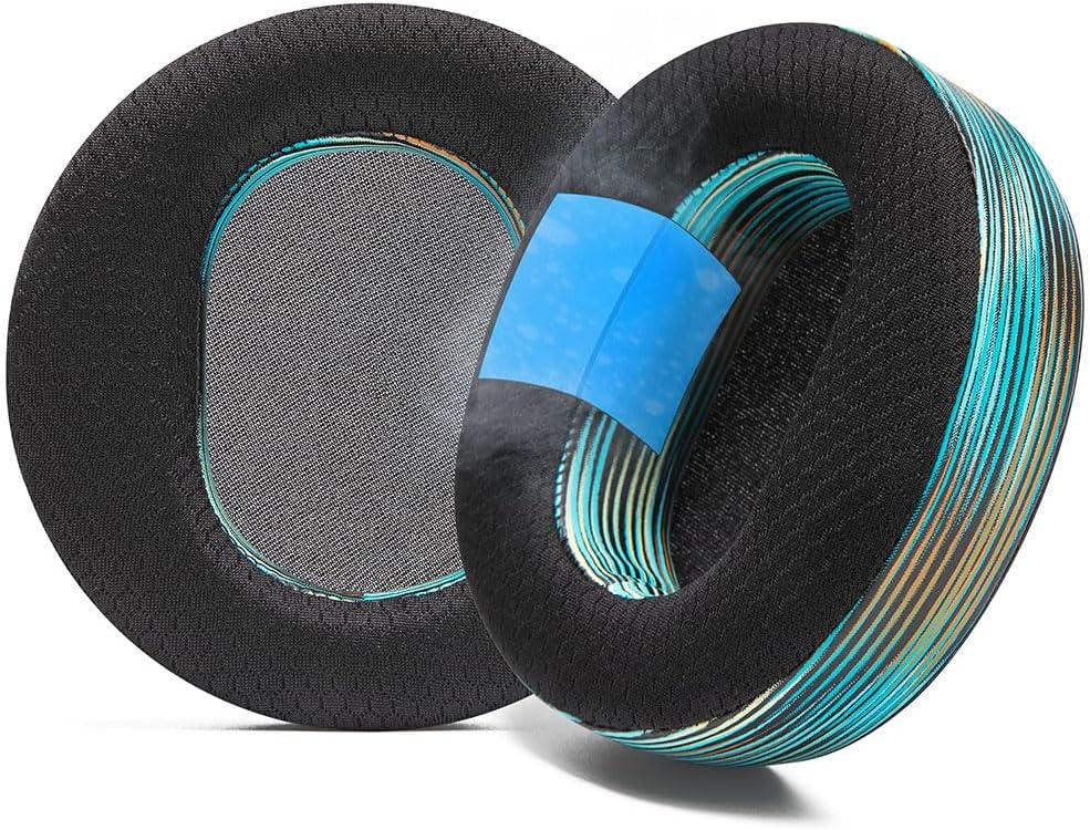 WC Freeze Maxwell - Cooling Gel Replacement Earpads for Audeze Maxwell Headphones by Wicked Cushions - Elevate Comfort, Durability, Thickness & Sound Isolation for Epic Gaming Sessions | Black