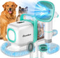Dog Grooming Vacuum, Dog Vacuum for Shedding Grooming, Low Noise Quiet Dogs Pet Fur Hair Remover Kit, 15kpa Cat Groomer Shedding Brush Attachment Home Cleaning Supplies Set