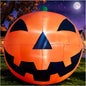 10.2 FT Halloween Giant Inflatable Pumpkin, Blow Up LED Light Pumpkin Halloween Party Supplies, Extra Large Inflatable Pumpkin for Outdoor Yard, Lawn, Garden, Fall Festival Decor& Commercial Use