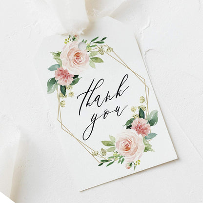 Bliss Collections Thank You Cards - Cards for Weddings, Receptions, Bridal Showers, Baby Showers, Graduations, Special (Rustic Greenery - 25 pieces)