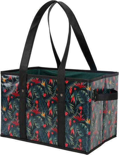 Purilite Select™ Heavy-Duty Reusable Grocery Tote Box Bags – 4 Gallon Capacity