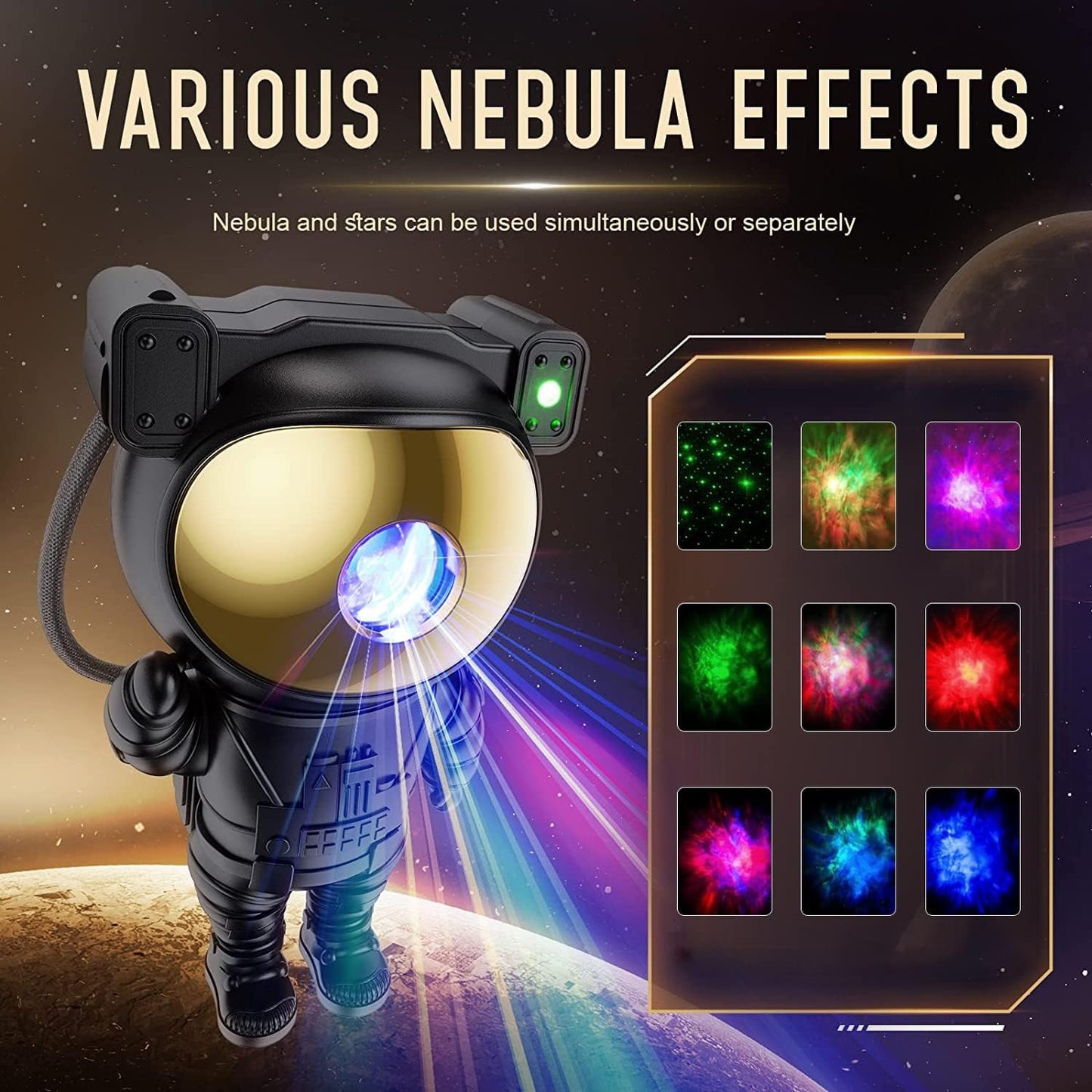 Purilite Select Astronaut Galaxy Star Projector