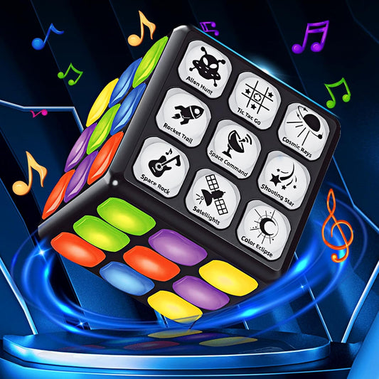 Rechargeable Game Activity Cube, 9 Fun Brain & Memory Games Toys for Kids, Toys for 6-12 Year Old Boys Gifts, for 6 7 8 9 10 11 12 Year Old Tweens & Teens, Boy Girl Toy Gift