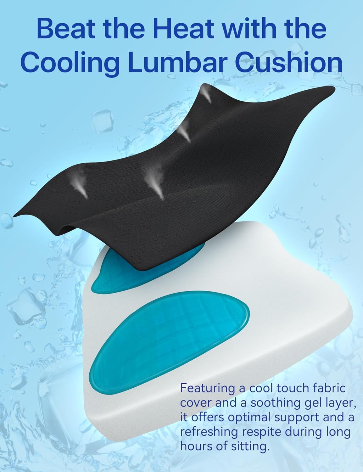 Purilite Select Ergonomic Lumbar Support Cushion
