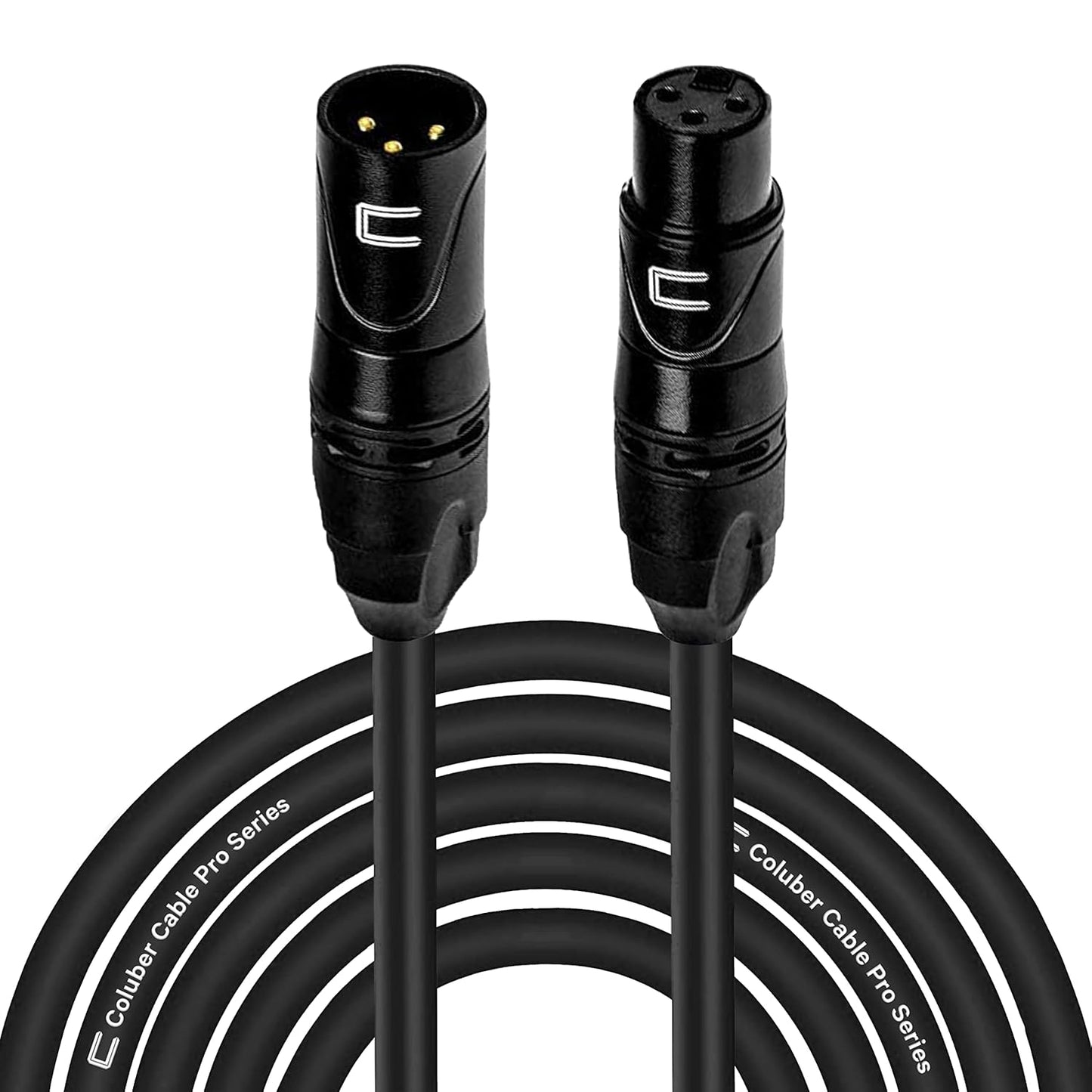 Balanced XLR Cable Male to Female - 6 Feet Pink - Pro 3-Pin Microphone Connector for Powered Speakers, Audio Interface or Mixer for Live Performance & Recording