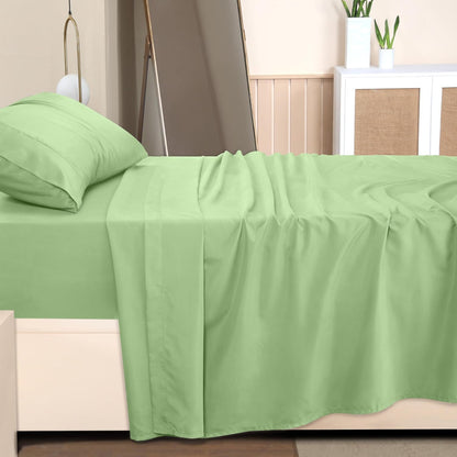 Utopia Bedding Queen Bed Sheet Set - 4 Piece Bedding - Soft Brushed Microfiber Fabric - Shrinkage & Fade Resistant - Easy Care (White)