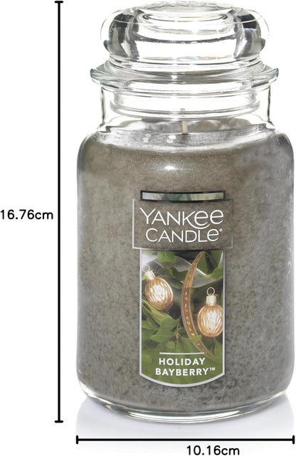 Yankee Candle Scented Candle, Sage & Citrus, Original Large Jar Candle, 110-150 Hours of Burn Time, 22 oz.