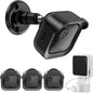 PlusAcc Outdoor Camera Mount for Blink Outdoor 4 (4th Gen) & 3rd Gen Camera, 3 Pack 360° Adjustable Wall Mount Bracket with Sync Module 2 Mount for Blink Camera System (Black, Cameras Not Included)