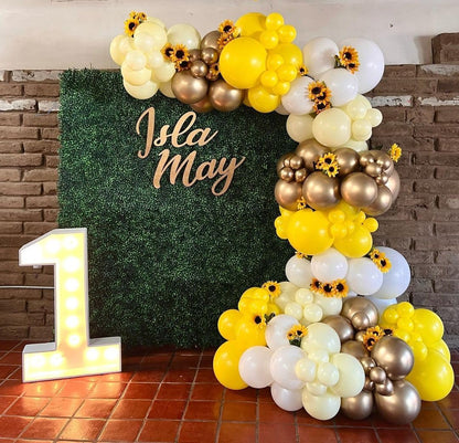 Gold Metallic Chrome Latex Balloon Arch Kit, 102PCS 18In 12In 10In 5In Arch Garland For Festival Picnic, Engagement, Wedding, Birthday Party, Gold Theme Anniversary Decoration With 33FT Ribbon