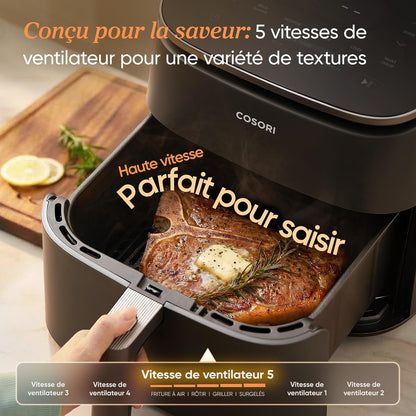 Cosori Digital Air Fryer 6 Quart | Multi-Function Hot Air Cooker with Adjustable Temperature