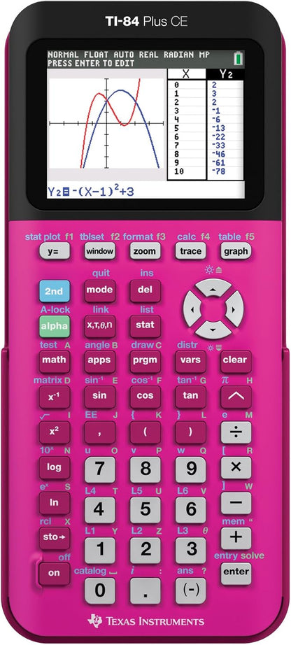 Texas Instruments TI-84 Plus CE Pink Graphing Calculator