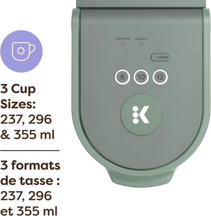 Keurig K-Mini Go Single Serve K-Cup Pod Coffee Maker, Sage
