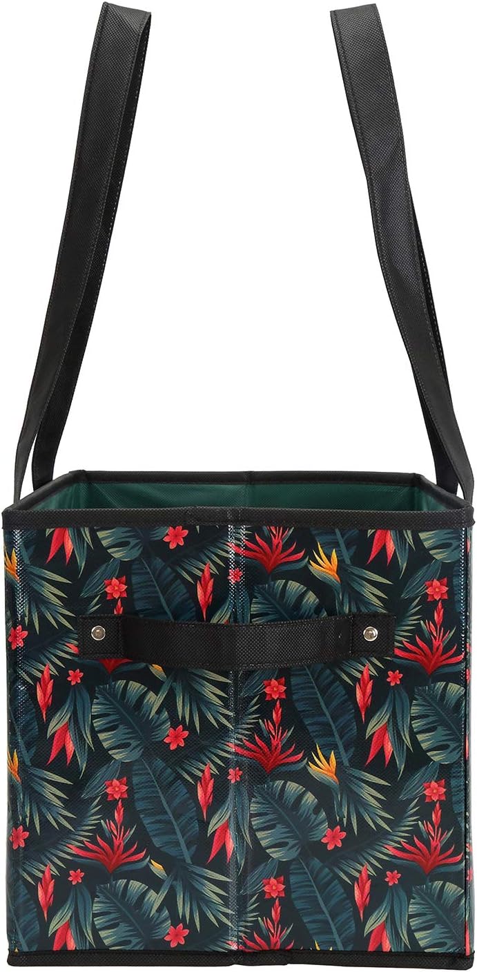 Purilite Select™ Heavy-Duty Reusable Grocery Tote Box Bags – 4 Gallon Capacity