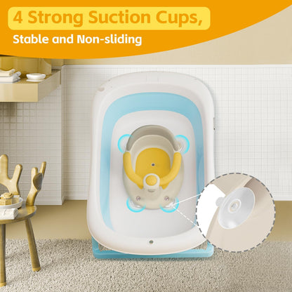 Baby Bath Seat for Babies 6 Months & Up, Bath Seats for Babies Sitting Up, Open Design Bathtub Seat for Baby, Non-slip, Compact Toddler Bath Seat.