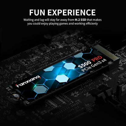 fanxiang S500 Pro M.2 SSD 2TB NVMe 2280 PCIe Gen 3x4 3500MB/s 3D NAND TLC 1200TBW Internal Solid State Hard Drive