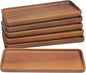 Small Wooden Trays and Platters, Charcuterie Boards, 6 Pack