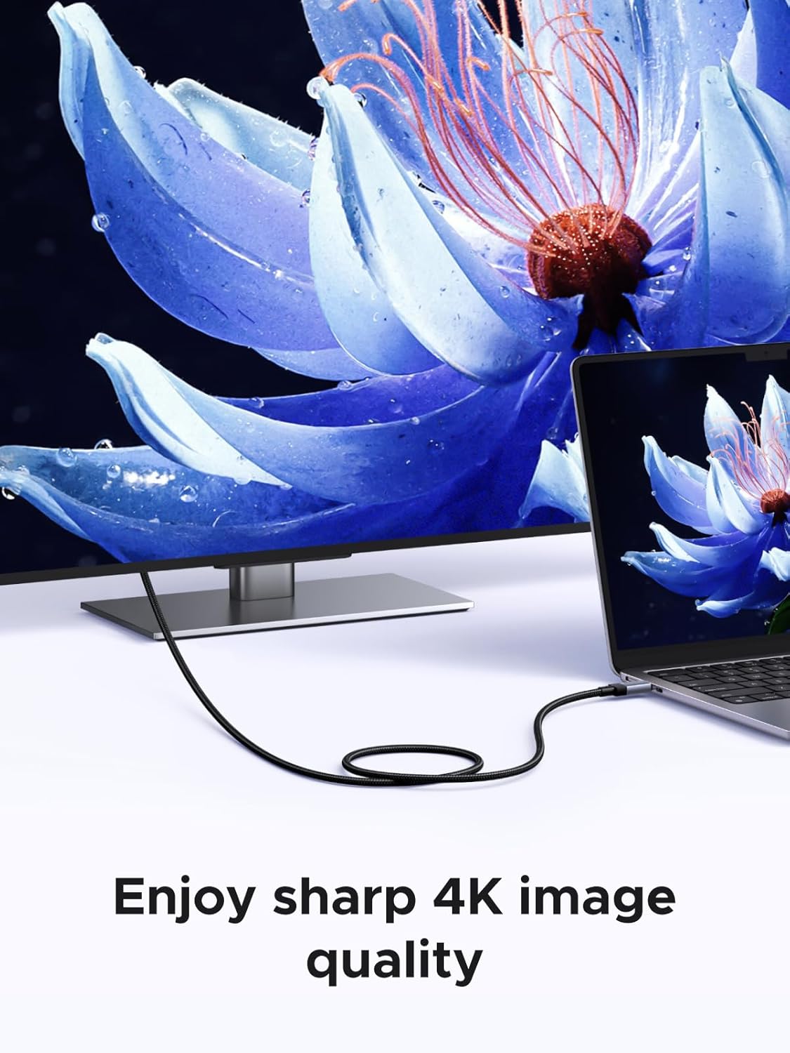 UGREEN 240W USB C Cable Gen2 10Gbps USB 3.2, USB C to USB C Cable 4K 60Hz Video Output Fast Charging Compatible with iPhone 16 15 Pro Max, NVMe SSD, Monitor, Galaxy S25 S24 S23 Ultra, MacBook Pro, 3FT